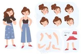 人物姿势插图集