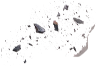 破碎的废弃的砖块