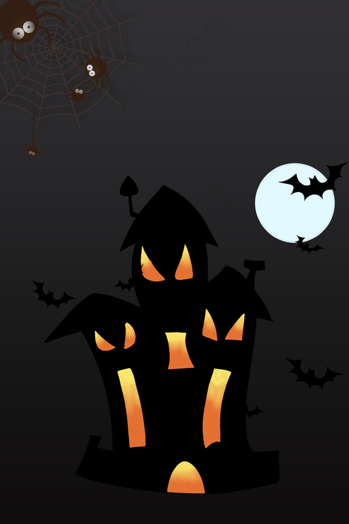 恐怖万圣广告背景