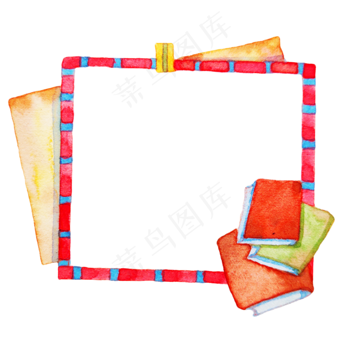 红色教师节边框