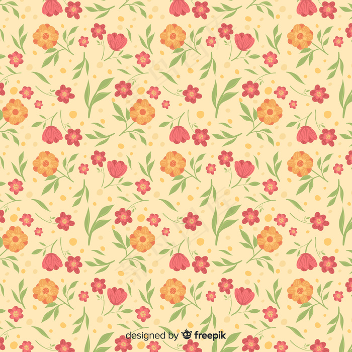 可爱的碎花背景