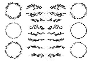 手绘装饰元素包