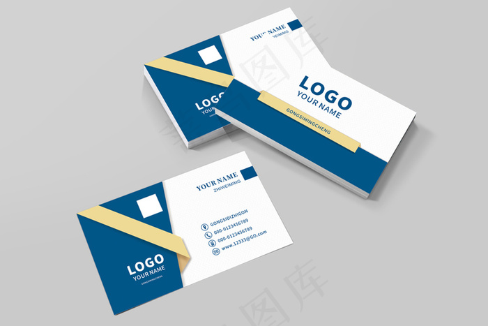 时尚大气创意名片设计