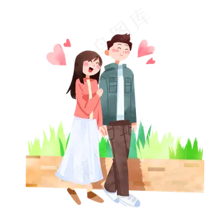 甜蜜约会情侣