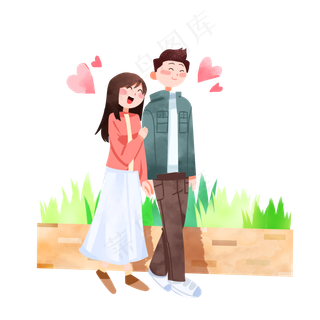 甜蜜约会情侣