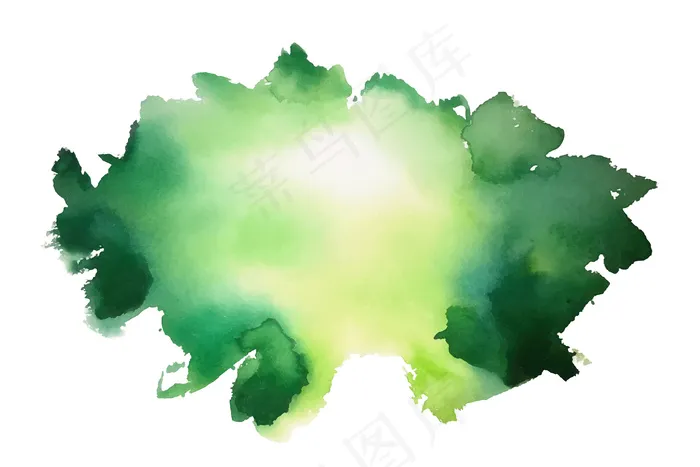 抽象绿色水彩染色纹理背景eps,ai矢量模版下载