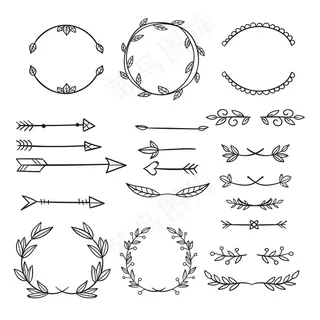 手绘装饰元素集