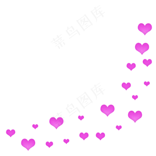 心形素材中秋节素材