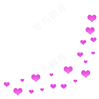 心形素材中秋节素材