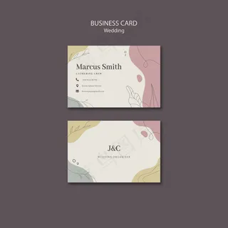 婚礼名片模板