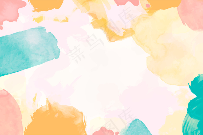 水彩背景eps,ai矢量模版下载