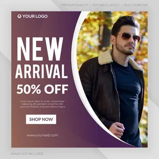 新到货销售模板溢价