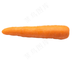 一个胡萝卜蔬菜
