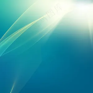 蓝色背景上白烟的抽象背景