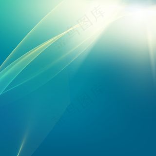 蓝色背景上白烟的抽象背景