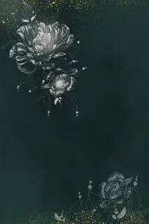 花卉底纹线描花朵底纹 花卉底纹线描花朵底纹