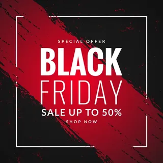 黑色星期五销售横幅banner