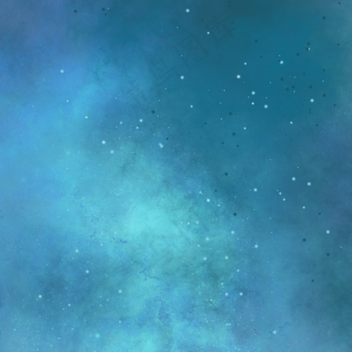 深蓝色星空闪耀七夕