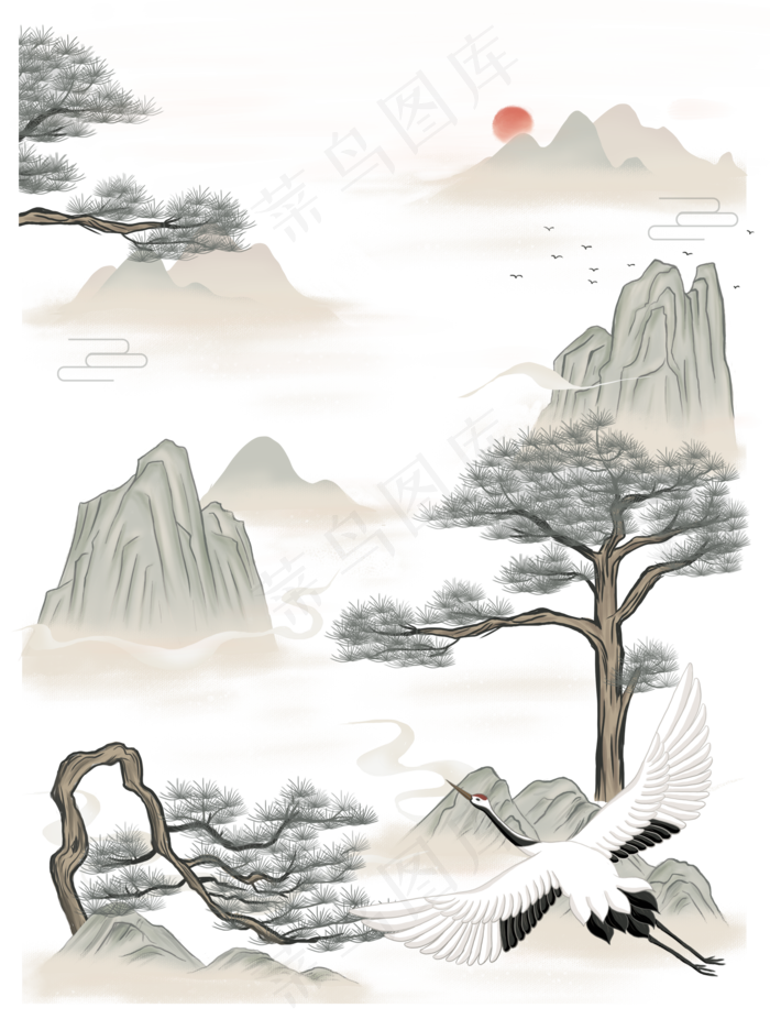 淡雅中国风重阳节