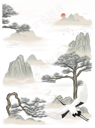 淡雅中国风重阳节