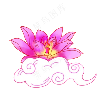 中元节祈福莲花灯