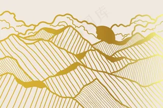 渐变金色线性背景