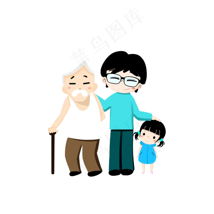 孝顺孝敬尊老爱幼(3000X3000(DPI:300))psd模版下载