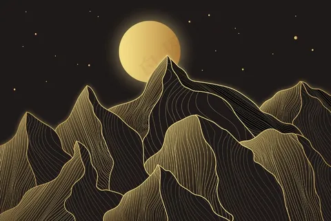 渐变金色线性背景