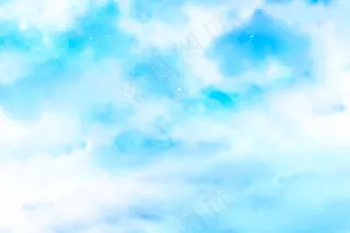 手绘水彩粉彩天空背景