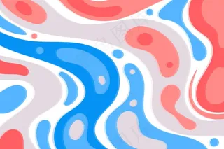 平面手绘迷幻格调背景