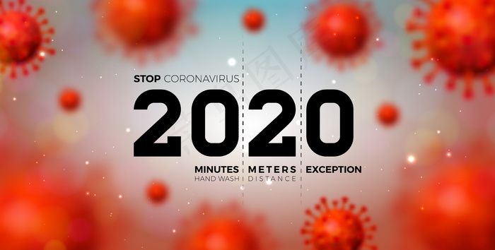 用下降covid-19病毒细胞设计2020停止冠状病毒eps,ai矢量模版下载