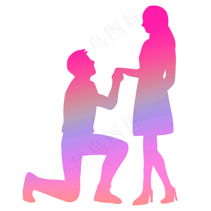 求婚情侣(3000X3000(DPI:299))psd模版下载