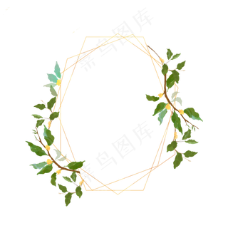 中秋节立秋桂花植物贺卡花草边框