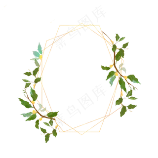 中秋节立秋桂花植物贺卡花草边框