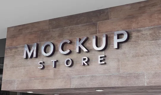 商业实体模型样机标志设计正面图