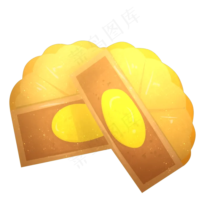 蛋黄中秋月饼(2000X2000(DPI:299))psd模版下载