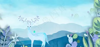 丛林精灵国庆出游季淘宝banner