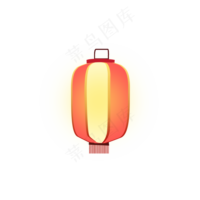 灯笼花灯红色卡通可爱中秋节节日(2000X2000(DPI:200))psd模版下载