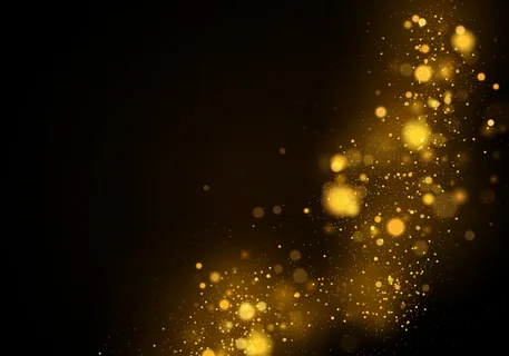 闪闪发光的魔法尘埃颗粒。抽象博克效应。