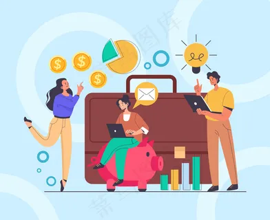 业务人员团队致力于新项目概念 业务人员团队致力于新项目概念