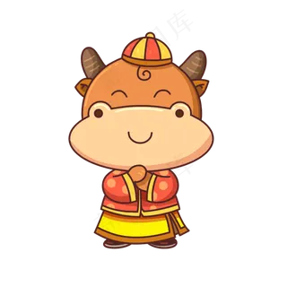 财神牛恭喜发财