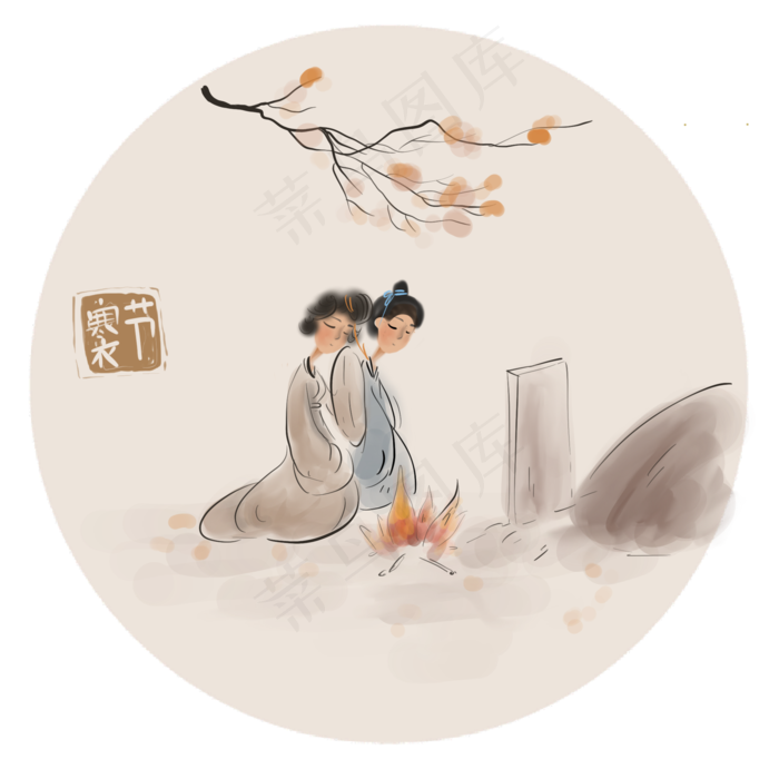 寒衣节祭祖古代人物