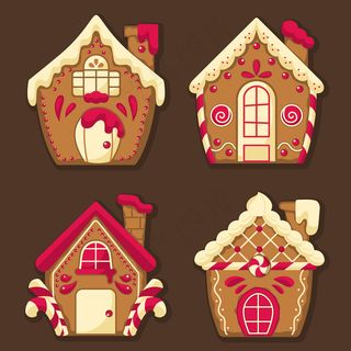 姜饼屋集锦平面设计