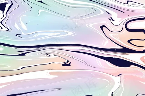 酸性大理石墙纸风格