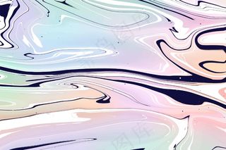 酸性大理石墙纸风格