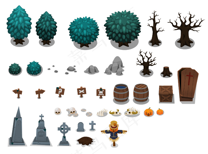 收集令人毛骨悚然的墓地物品