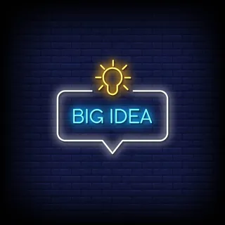 大创意霓虹灯标志样式文本