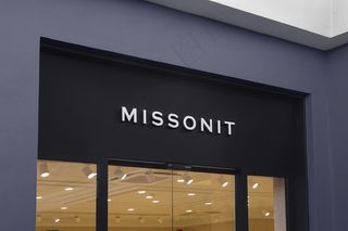 3d标志模型样机现代立面标志