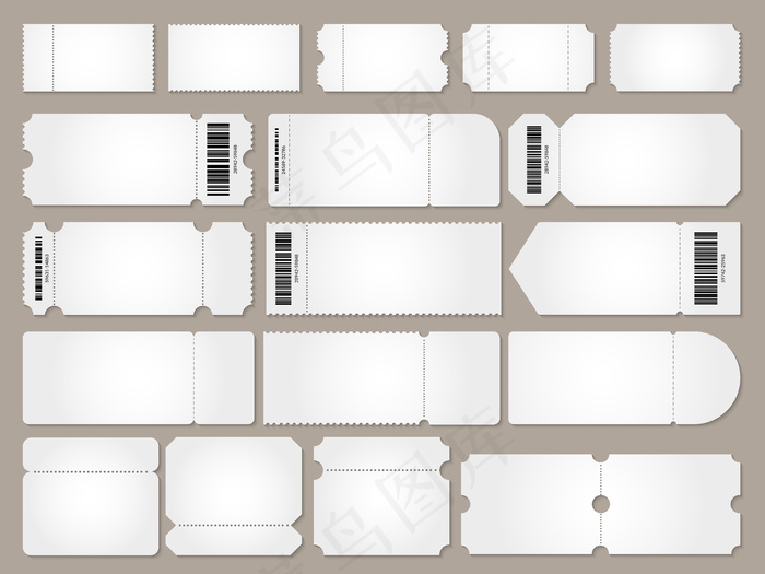 活动门票。娱乐剧院飞机入口宣传单,DM传单或门票真实模板图片