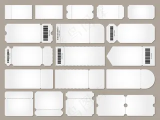 活动门票。娱乐剧院飞机入口宣传单,DM传单或门票真实模板图片